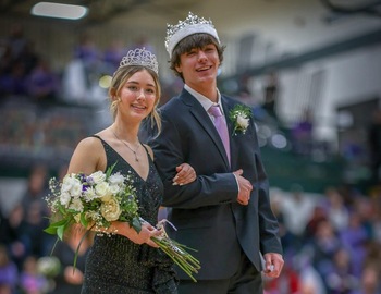 snowcoming king and queen