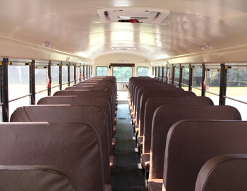 Interior of new bus