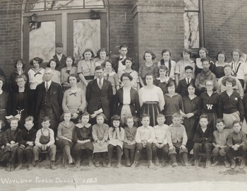 Students and Staff 100 years ago